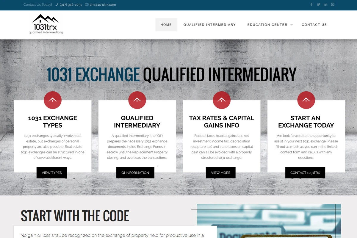 1031 Exchange Qualified Intermediary